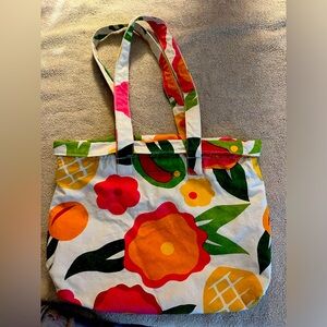 Cute flowered purse/tote bag